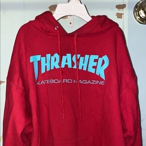 Red Thrasher Hoodie